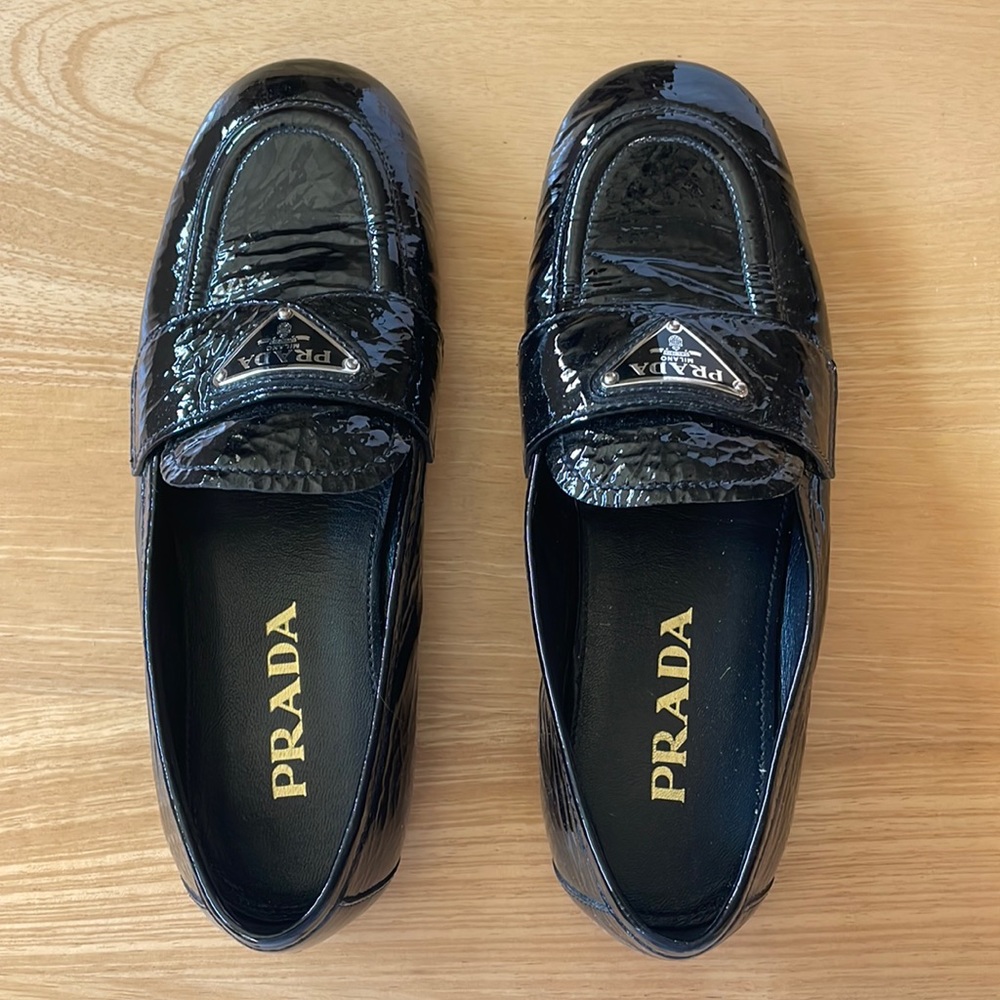 Prada flat loafers